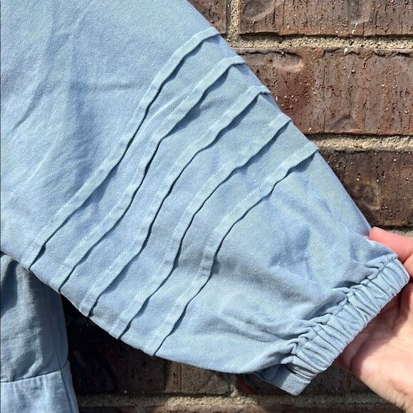 7 Seven for All Mankind Women's Light Blue V-Neck Dress M - Picture 16 of 16